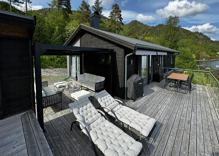 Vakantiehuis Luxury By The Fjord In Ranvik Eidsvåg